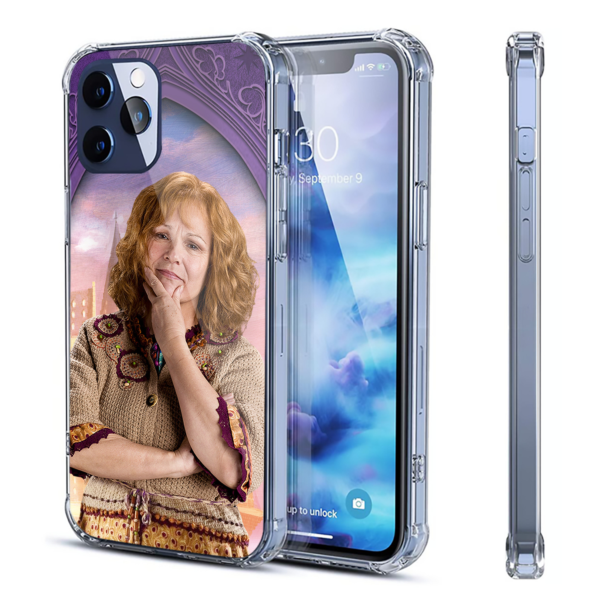 （画像用） Harry Potter ハリー・ポッターシリーズ 【iPhone 12シリーズ対応】透明スマホケース（クリアソフトケース）